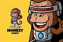 Image result for Robot Monkey Illustration