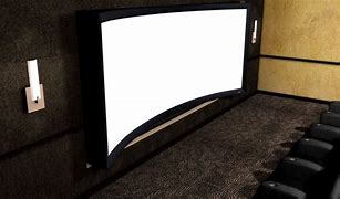 Image result for Curved Home Theater Screen