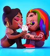 Image result for 6Ix9ine Nicki Minaj Fefe