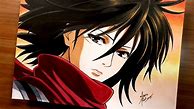 Image result for Mikasa Ackerman Drawing