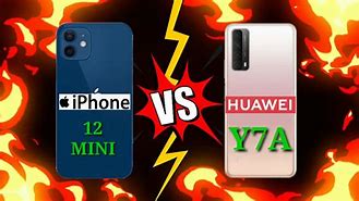 Image result for Apple 7 vs Huawei Y7A