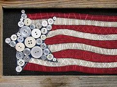 Image result for American Flag Button Craft