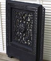 Image result for Fireplace Grate Cover