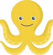 Image result for Orange Octopus Cartoon