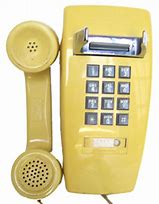 Image result for Yellow Wall Phone