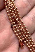 Image result for Copper Ball Chain