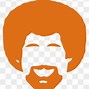 Image result for Bob Ross Cartoon Black and White Drawing