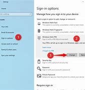 Image result for How to Put a Sign in Pin in Windows 10