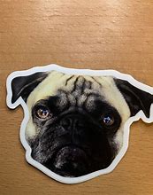 Image result for Pug Stickers for Doors