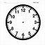 Image result for Telling Time Clock Template