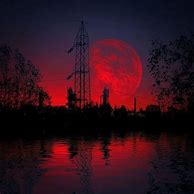 Image result for Red Night Sky Aesthetic