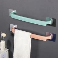 Image result for Stick On Towel Racks for Bathroom