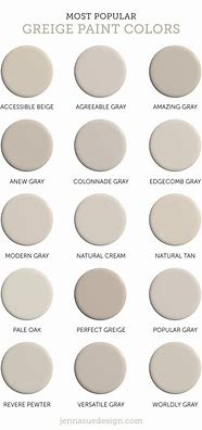 Image result for Greige Paint Swatches