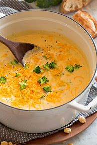 Image result for Homemade Broccoli Cheese Soup