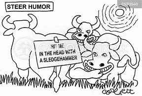 Image result for Steer Cartoon Funny Beer