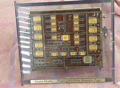 Image result for Space Shuttle Magnetic Core Memory