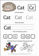 Image result for Kindergarten Vowel Phonics Worksheets