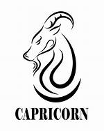 Image result for Capricorn Black and White Drawing
