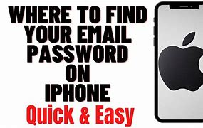 Image result for iPhone Find Email Password