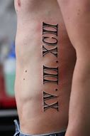 Image result for 51 roman numerals tattoos
