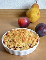 Image result for Pear and Plum Crumble
