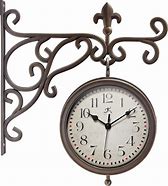Image result for Outdoor Clock and Thermometer Combo