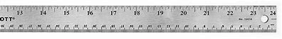 Image result for 24 Inch Metal Ruler