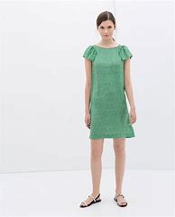 Image result for Zara Ruffle Sleeve Dresses