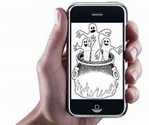 Image result for Ghost Holding Phone Imaage
