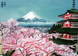Image result for Red Fuji Painting