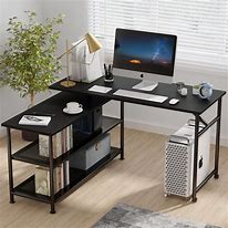 Image result for Adjustable Office Desk with Storage