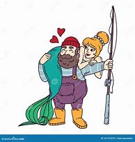 Image result for Mermaid and Fisherman