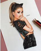 Image result for Ariana Grande Ponytail Drawing