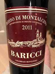 Image result for Baricci Rosso di Montalcino