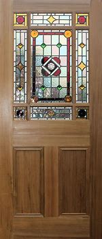 Image result for Leaded Glass French Doors Interior