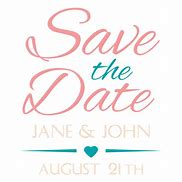 Image result for Save the Date PNG