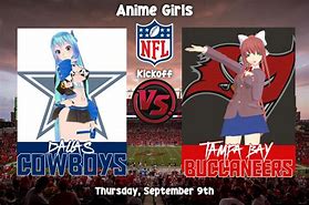 Image result for NFL Anime Girls Fans