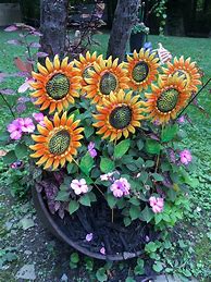 Image result for Sunflower Garden Decor