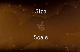 Image result for Size vs Scale