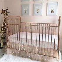 Image result for Gold Baby Crib