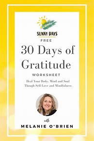 Image result for 30 Days of Gratitude Worksheet