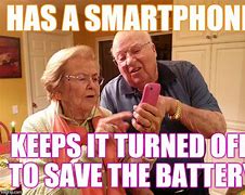 Image result for Old Person Using Phone Meme