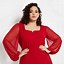 Image result for Plus Size Red Crop Top