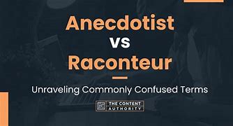 Image result for anecdotists