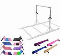 Image result for Gymnastics Equipment Bars and Beams