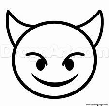 Image result for Evil Emoji Coloring Pages