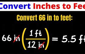 Image result for Convert Inch to FT