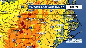 Image result for NC Power Outage Map