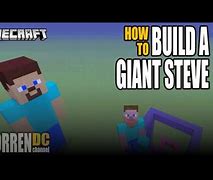 Image result for Minecraft Giant Steve Head