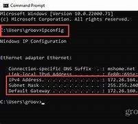 Image result for IPConfig IP Address